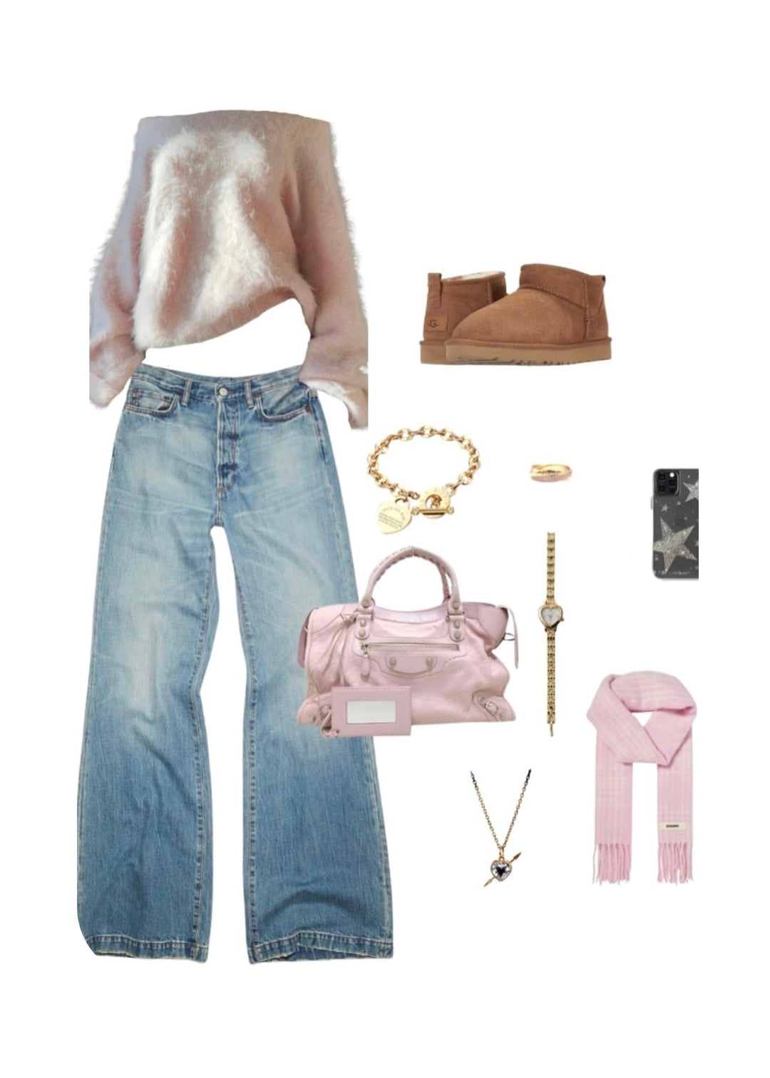 Pink Avenlii Alpaca Sweater