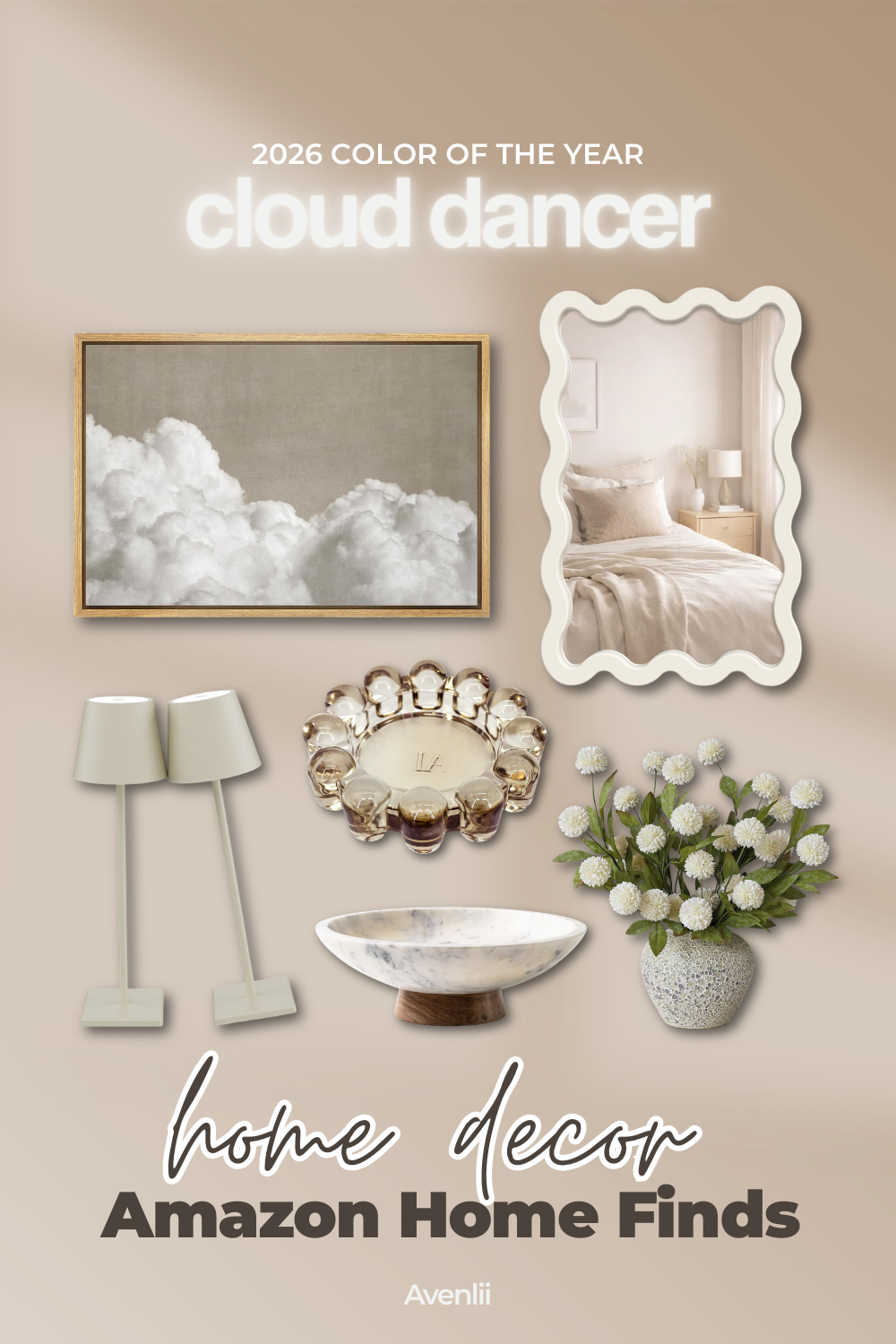 Cloud Dancer Home Decor